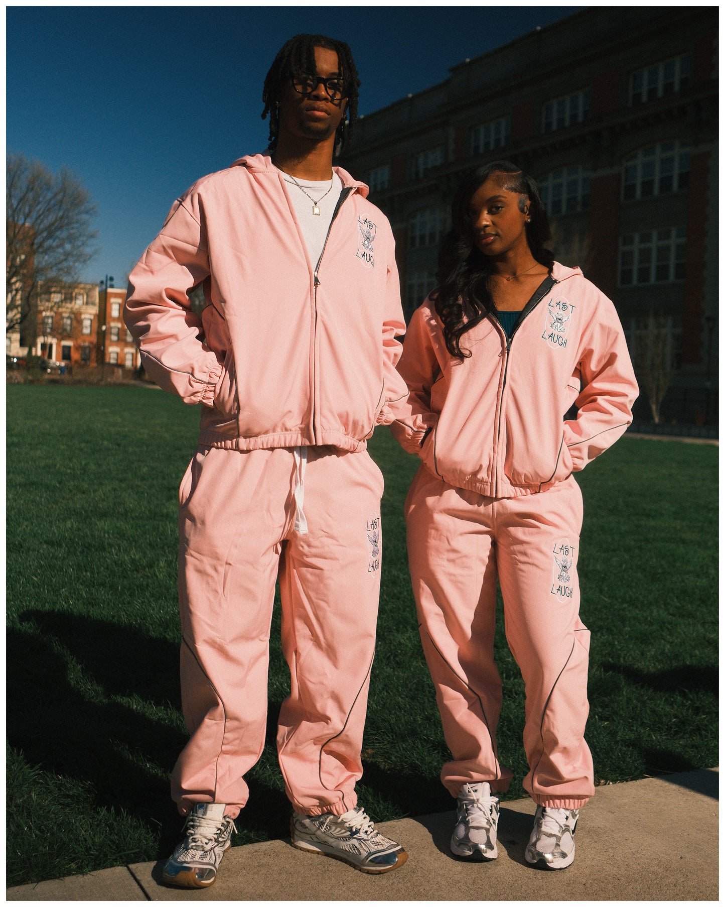 PINK SOFT SHELL SHELL TRACKSUIT